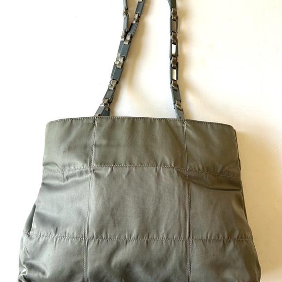Prada Tessuto Nylon Chain Shoulder Bag